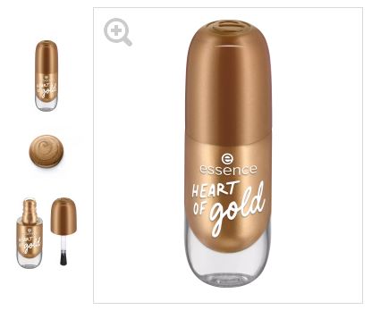 essence Лак для ногтей Gel Nail Colour, 62 Heart Of gold 8 мл