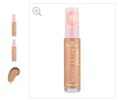 essence Хайлайтер-флюид Magic Filter Glow Booster, 30 Medium/Tan 14 мл