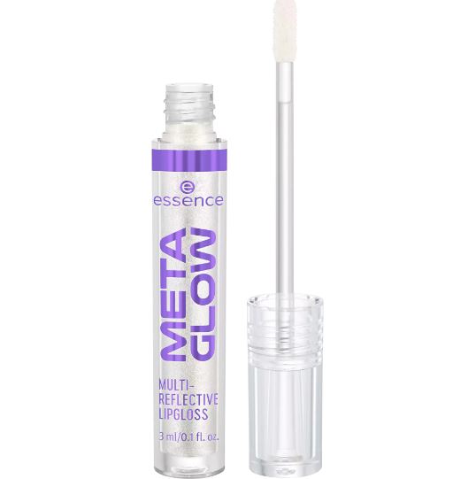 essence Блеск для губ Meta Glow MultiI-Reflective Lipgloss, 01 Cyber Space 3 мл