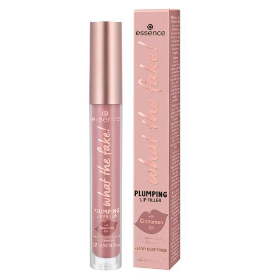 essence Блеск для губ с эффектом увеличения объема what the fake! Plumping Lip Filler, 02 oh my nude! 4,2 мл