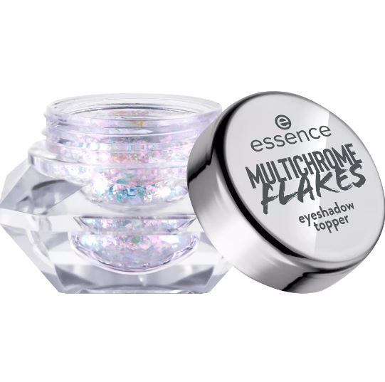 essence Тени-топер MultiChrome Flakes eyeshadow topper, 01 Galactic vibes 2 г