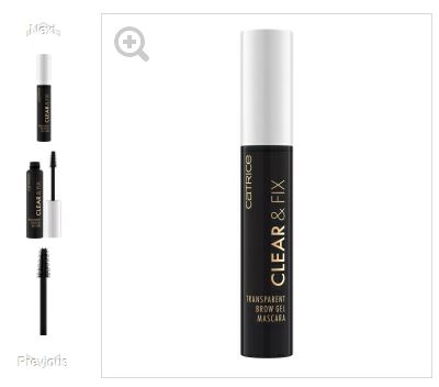 CATRICE Гель для бровей Clear & Fix Transparent Brow Gel Mascara, 010 5 мл