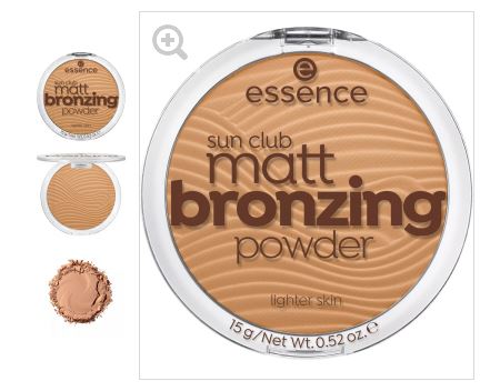 essence Компактная пудра Sun Club powder бронзирующая, 01 natural 15 г