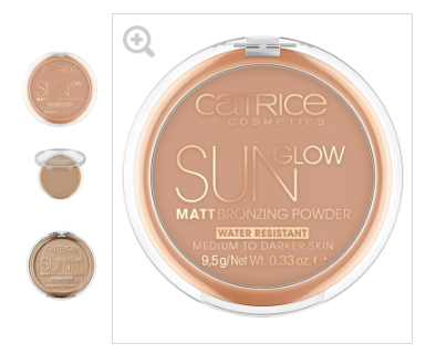 ПРИСТРОЙ!!! ОРИГИНАЛ CATRICE - Пудра компактная Sun Glow Matt Bronzing Powder с эффектом загара матирующая, 035 Universal Bronze