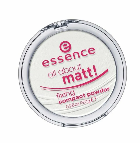 ПРИСТРОЙ!!! ОРИГИНАЛ essence - Пудра компактная all about matt! fixing compact powder, прозрачная