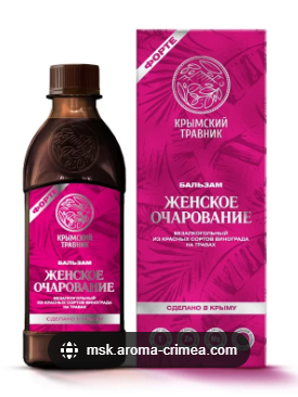 ЖЕНСКОЕ ОЧАРОВАНИЕ Бальзам безалкогольный Крымский травник