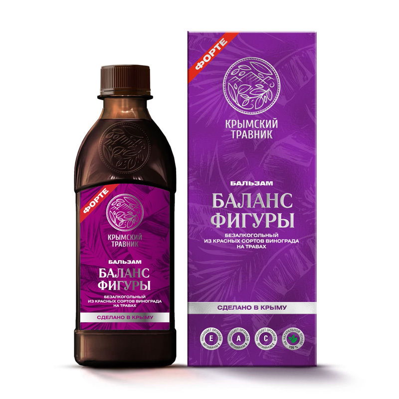 БАЛАНС ФИГУРЫ Бальзам безалкогольный Крымский травник