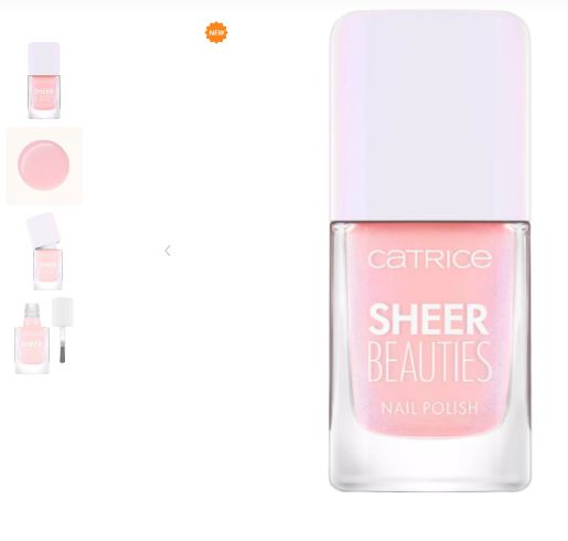 Лак для ногтей Sheer Beauties Nail Polish, 090 Bubblegum Bliss