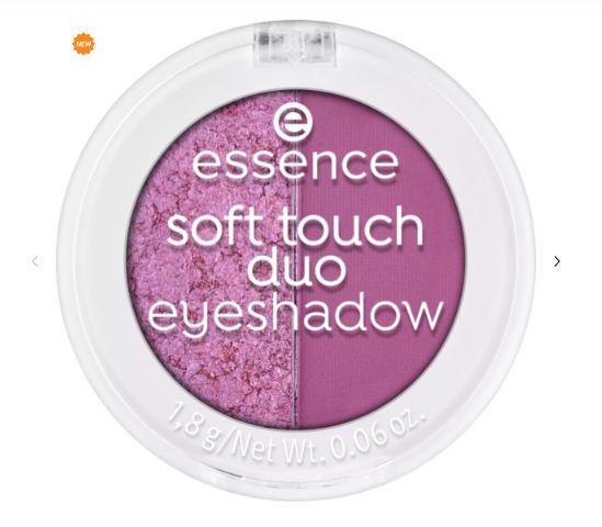 Тени для век двойные Soft Touch Duo Eyeshadow, 02 Berry Crush