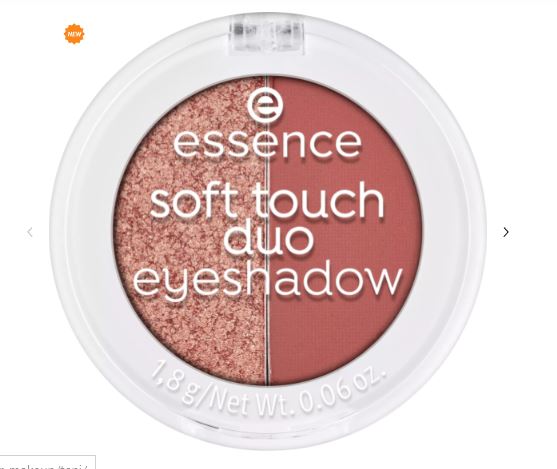 Тени для век двойные Soft Touch Duo Eyeshadow, 01 Bronze Beauty