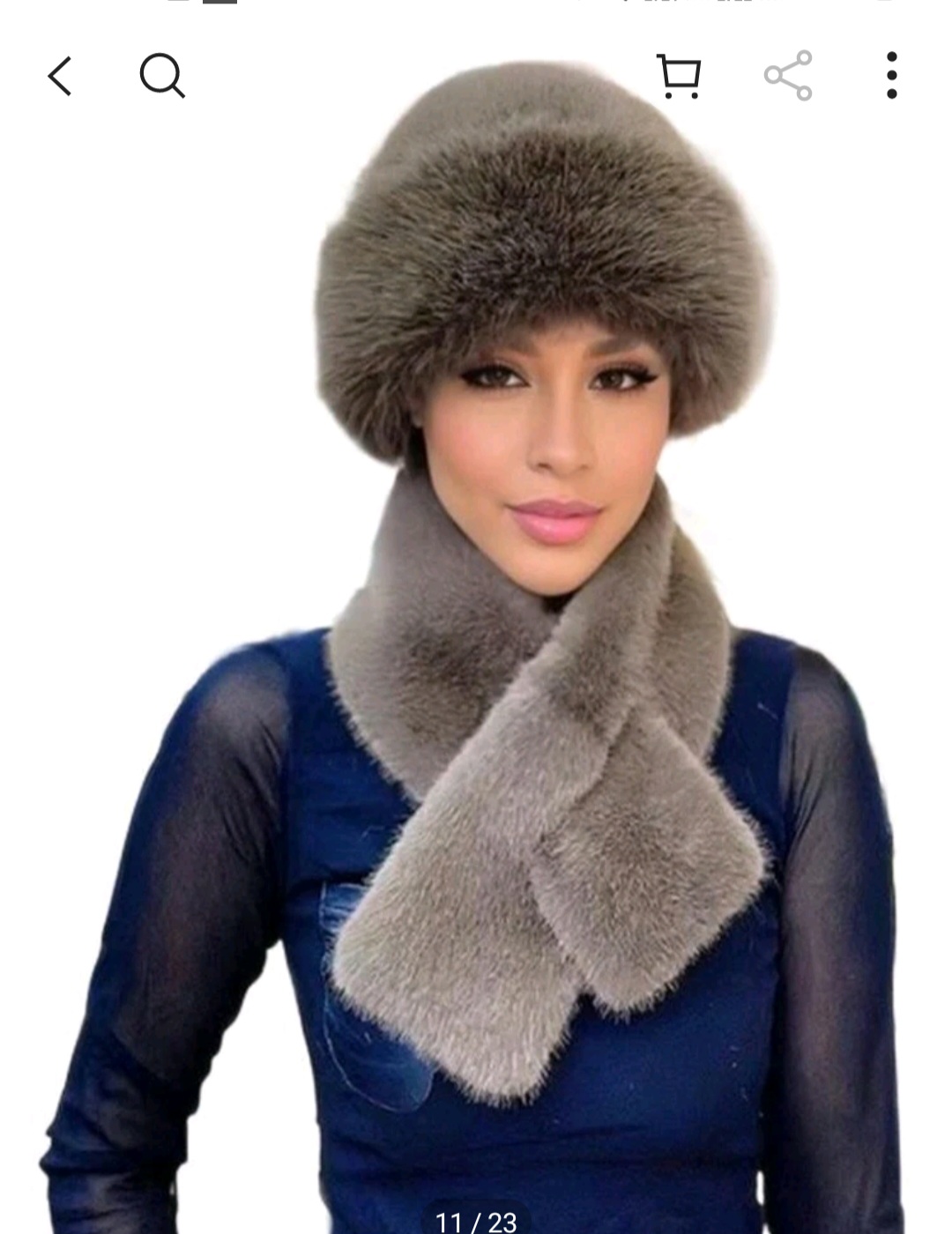 Комплект 1pc European & American Style Versatile Warm Casual Mongolian, Bucket, & Newsboy Cap Set With Matching Fluffy Scarf Halloween