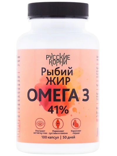 Omega-3, 90 капсул по 1000 мг ЕРА 180/DHA 110/Omega-3 47%