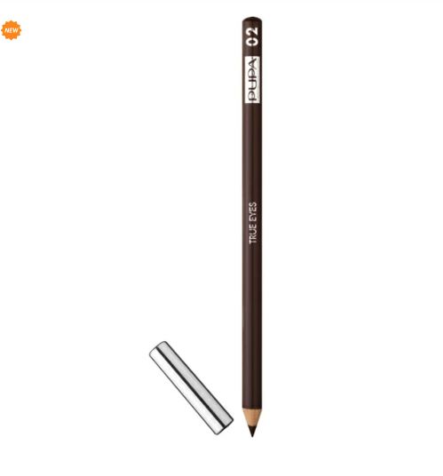 Карандаш для век True Eyes Eyeliner Pencil, 02 коричневый Pupa Италия