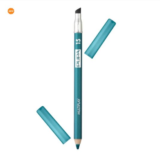 Карандаш для век с аппликатором Multiplay Eye Pencil, 15 Сине-зеленый Pupa Италия