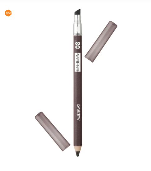 Карандаш для век с аппликатором Multiplay Eye Pencil, 08 Коричневый Pupa Италия