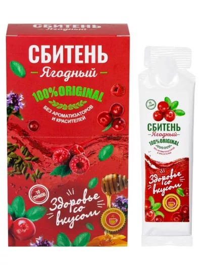 Сбитень ягодный с мёдом, стик 25 г