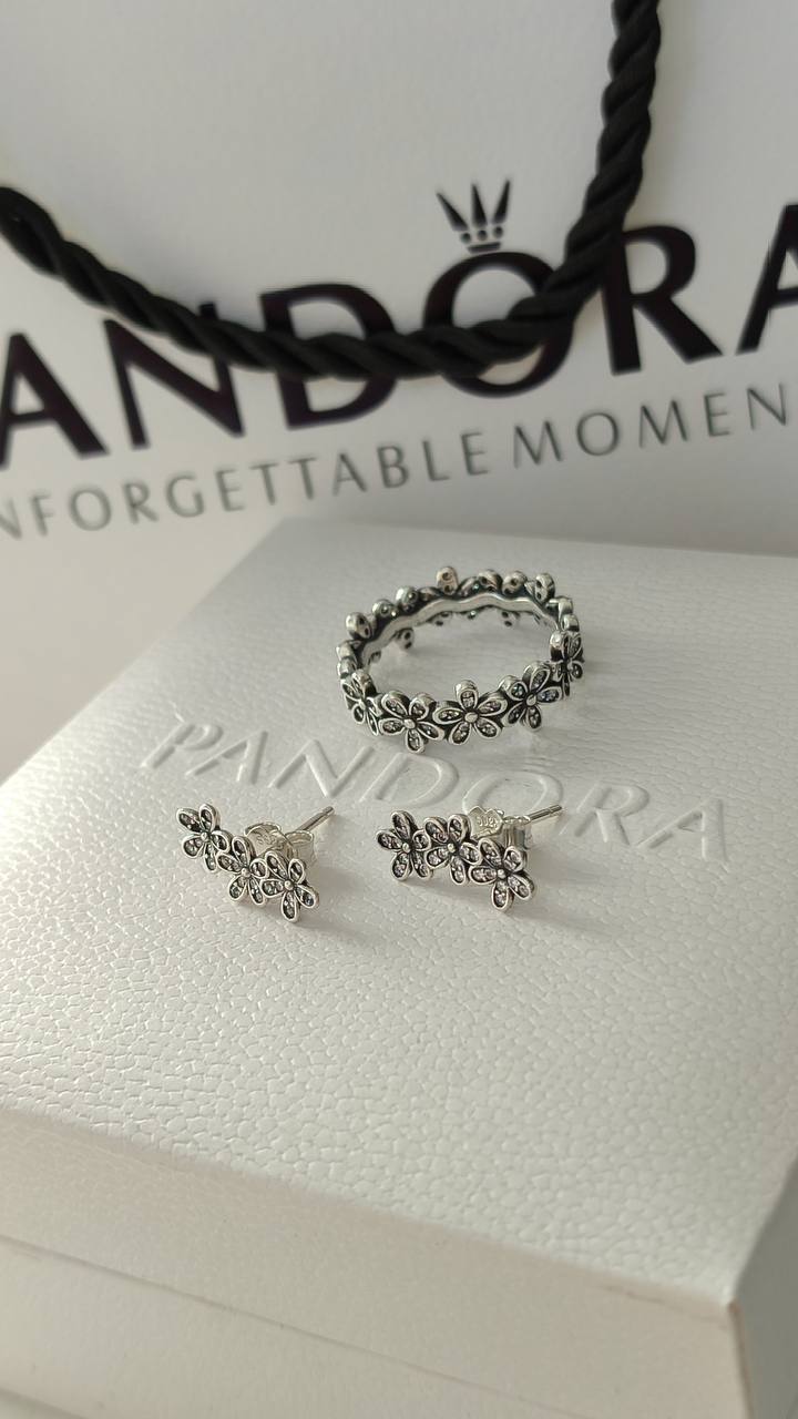 Только серьги!!! Серебро 925 пробы Pandora gl