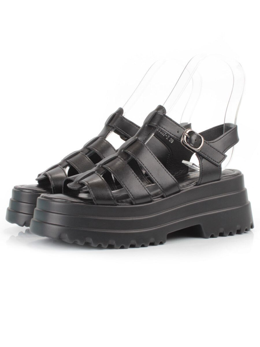 08-PEY337-1 BLACK Босоножки женские