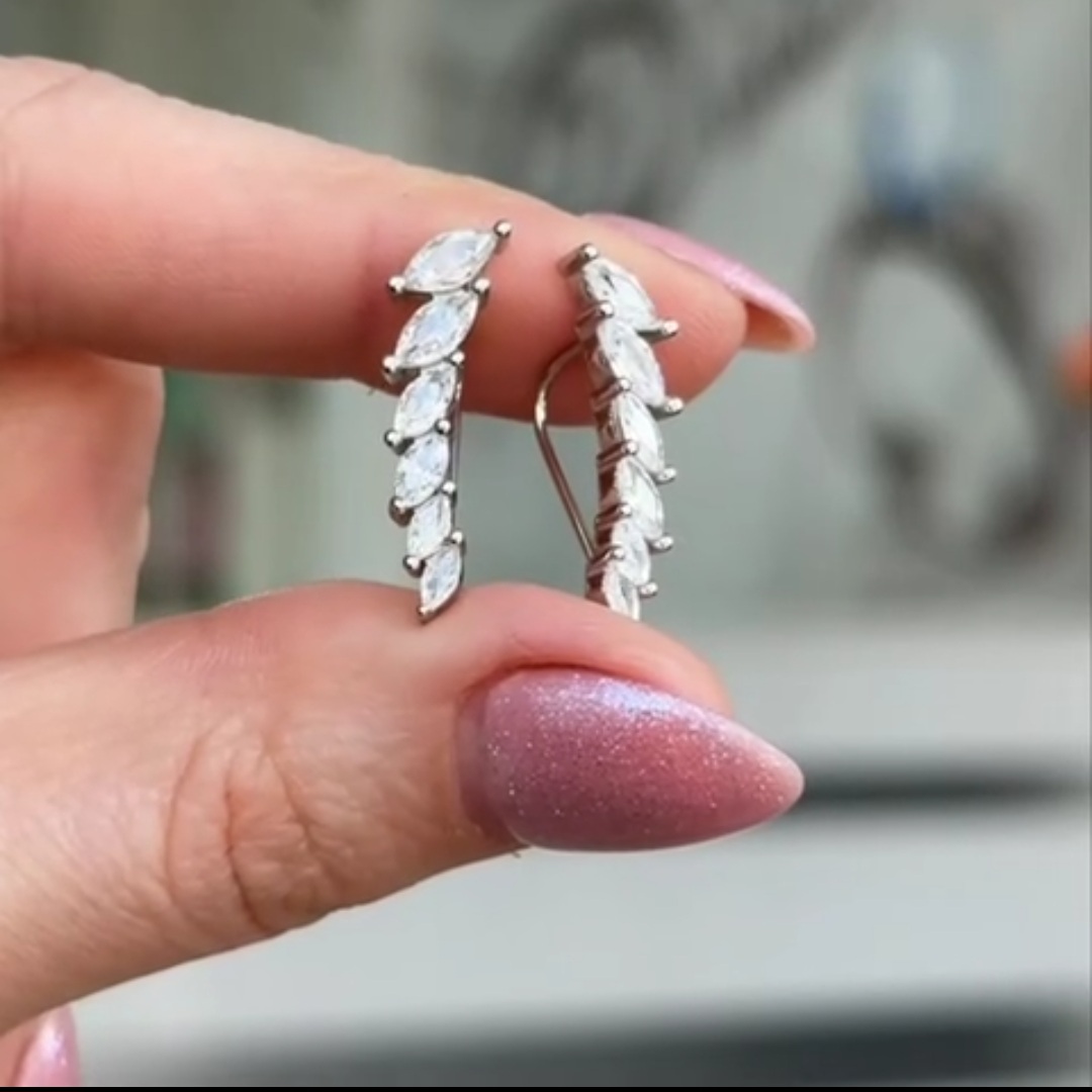 Серьги Серебро 925 пробы diana05