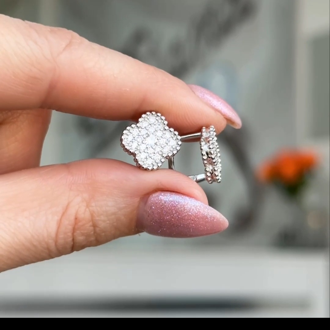 Серьги Серебро 925 пробы diana05