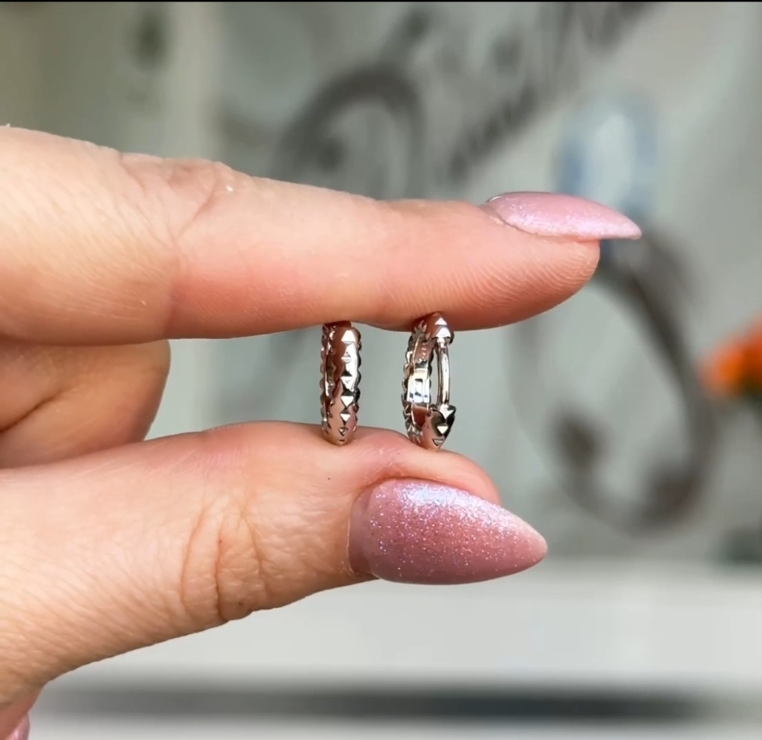 Серьги Серебро 925 пробы diana05