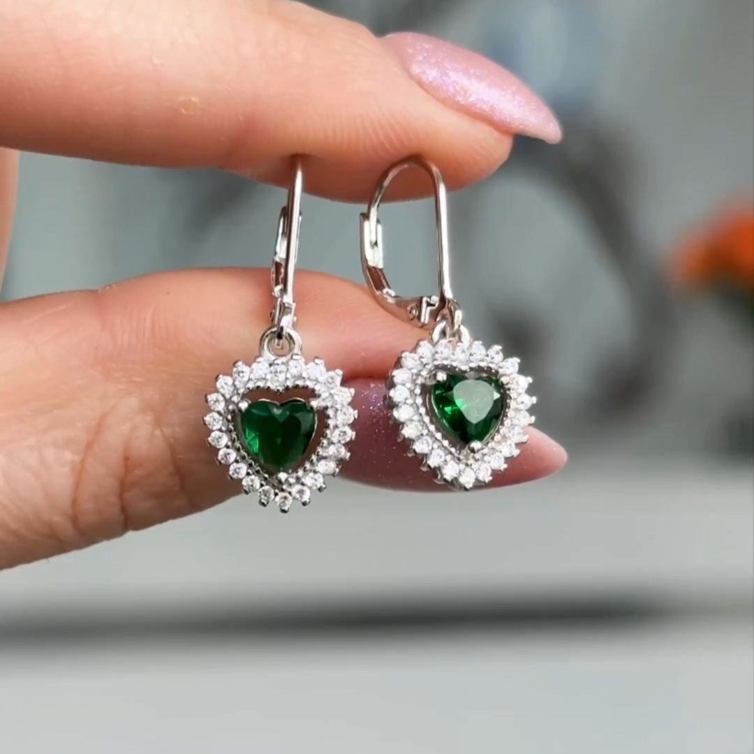Серьги Серебро 925 пробы diana05