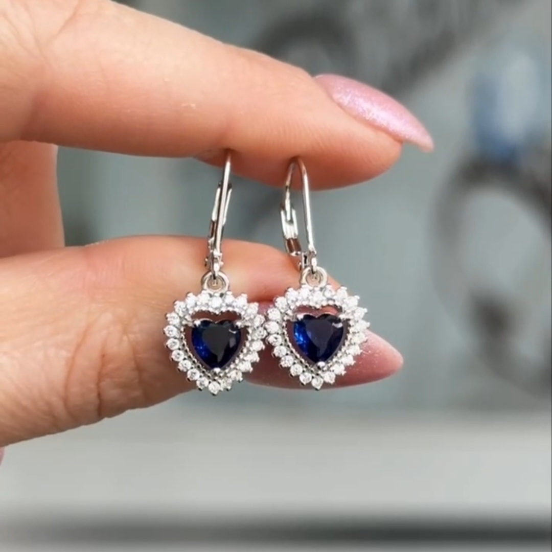 Серьги Серебро 925 пробы diana05