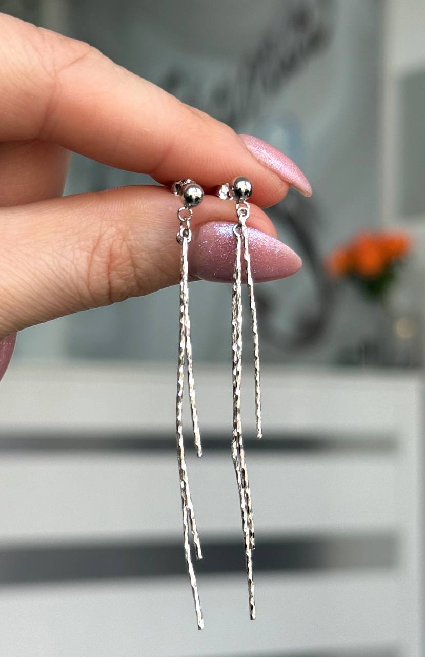 Серьги Серебро 925 пробы diana05