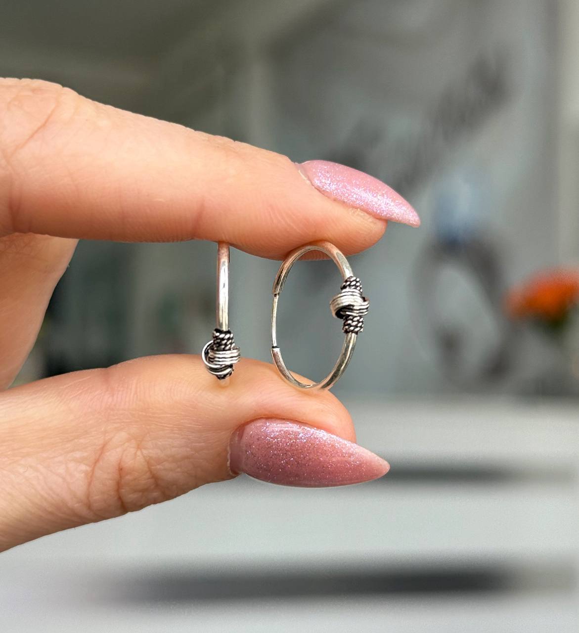 Серьги Серебро 925 пробы diana05