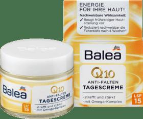 орг 15%  в наличии...Balea Tagespflege Q10 Anti-Falten Tagescreme, Балеа Дневной крем против морщин, 50 мл