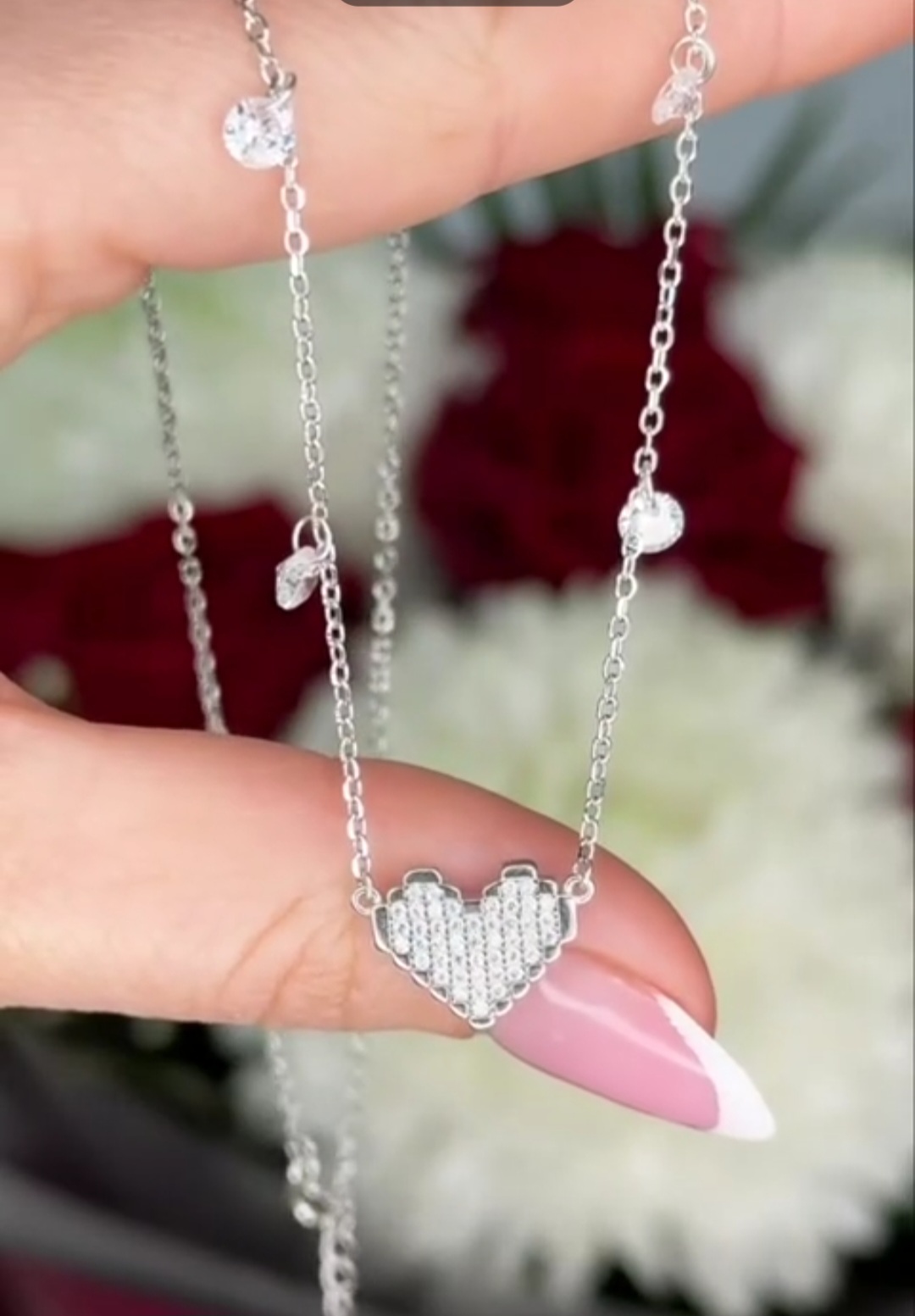 Колье серебро 925 пробы 05