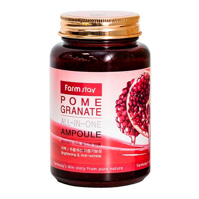 -40%  Farm Stay Ампульная сыворотка для лица с экстрактом граната / Pomegranate All-In One Ampoule, 250 мл