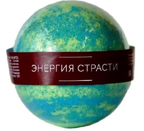 ПРИСТРОЙ!!! [NOKAMI] Бомбочка для ванн ЭНЕРГИЯ СТРАСТИ шипящая, 120 гр