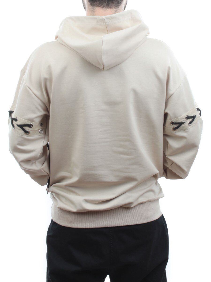 11031 BEIGE Толстовка мужская (75% хлопок, 20% полиэстер, 5% спандекс)