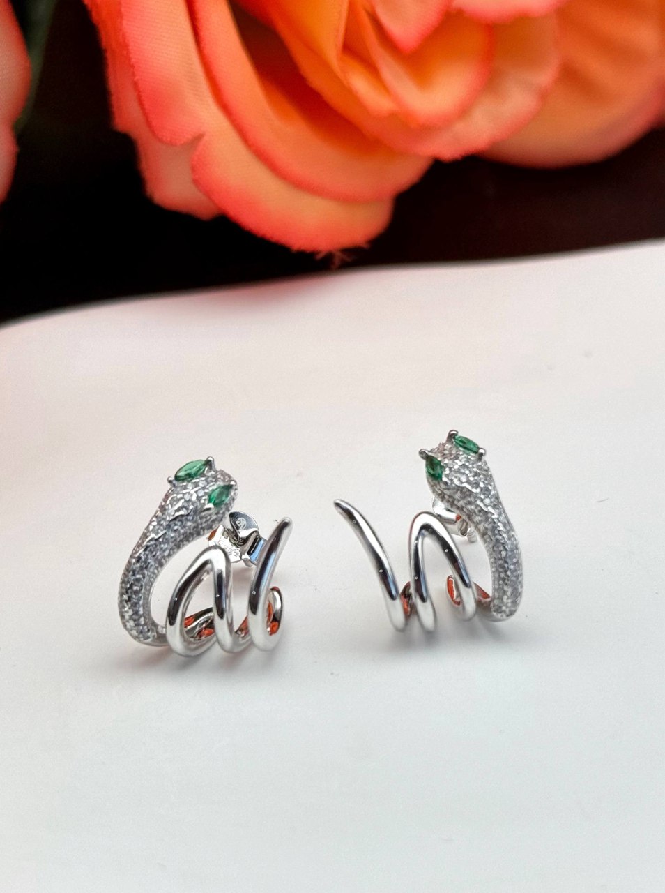 Серьги Серебро 925 пробы diana05
