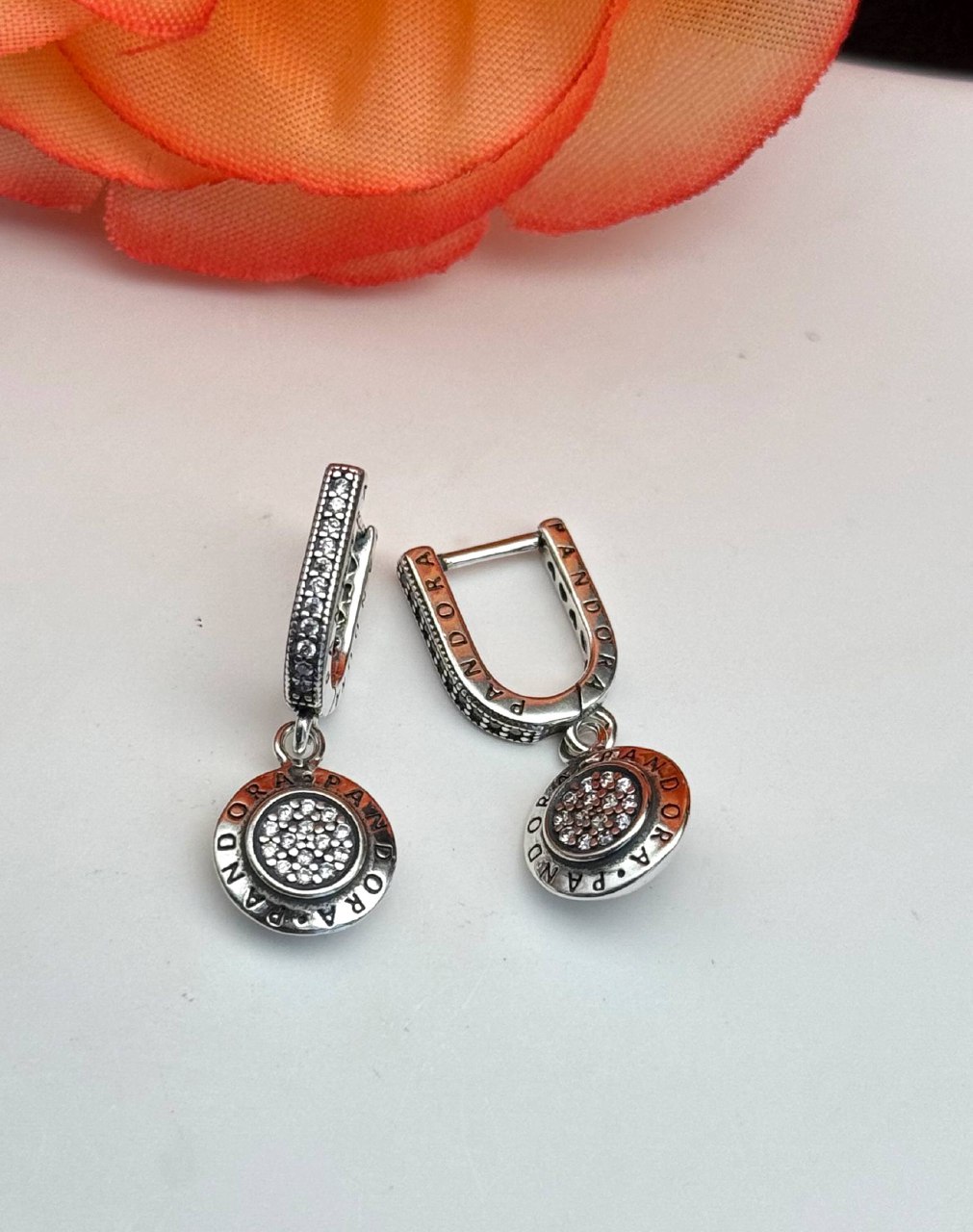 Серьги Серебро 925 пробы diana05