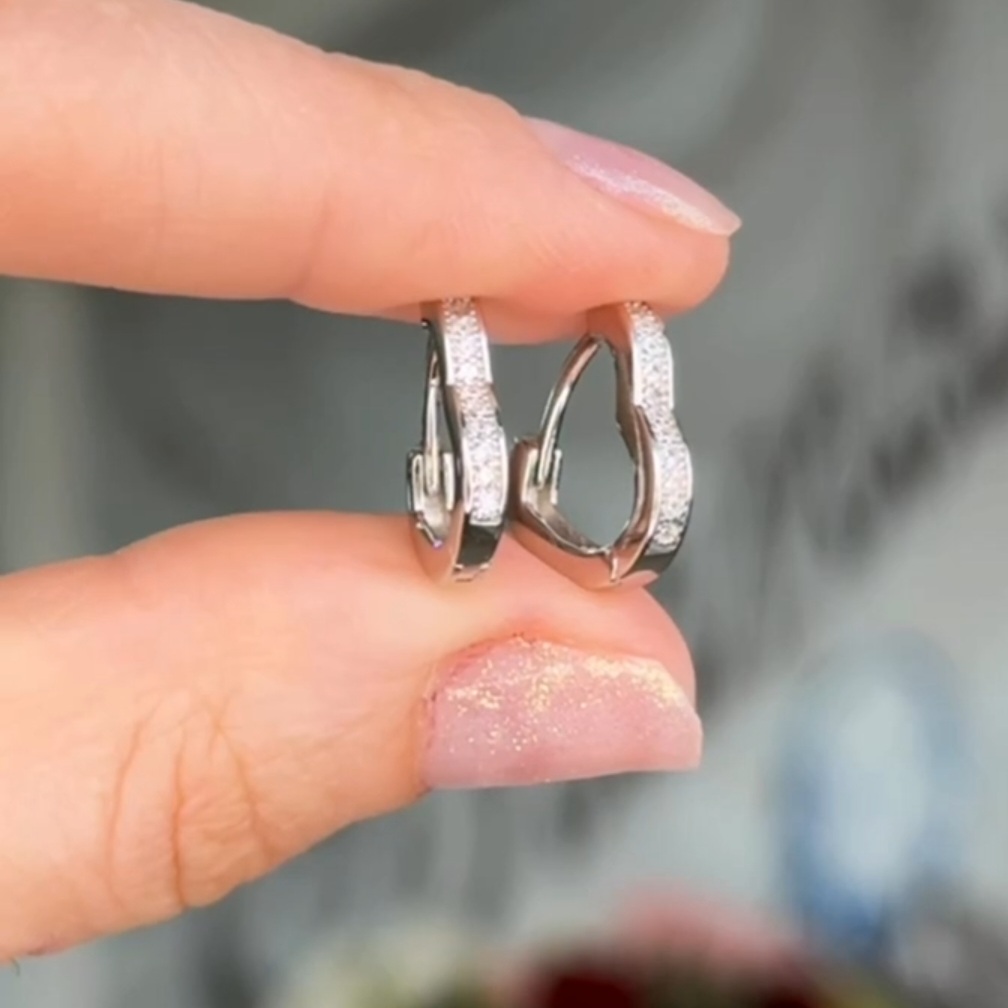 Серьги Серебро 925 пробы diana05