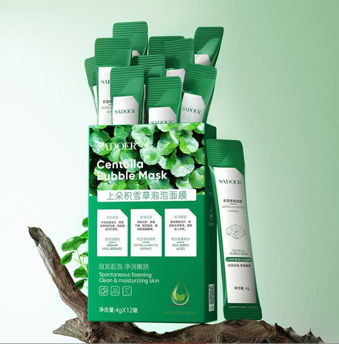 1 саше 4гр SADOER Очищающая кислородная пузырьковая маска в саше Centella Bubbles Mask