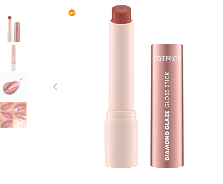Блеск для губ с мерцанием Diamond Glaze Gloss Stick, 010 CATRICE Германия