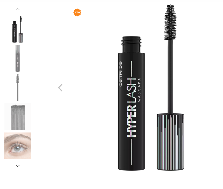 Тушь для ресниц объём и длина Hyper Lash Mascara, 010 Electric Black CATRICE Германия