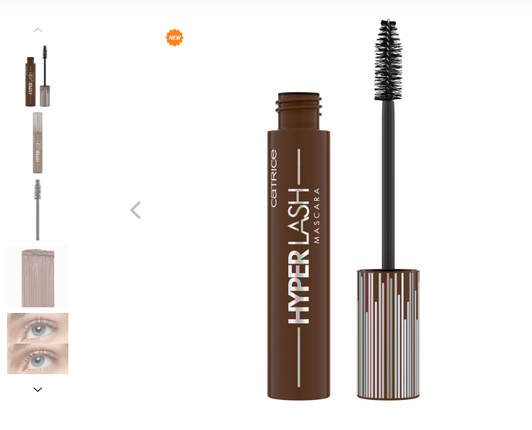 Тушь для ресниц объём и длина коричневая Hyper Lash Mascara, 020 Speedy Brown CATRICE Германия