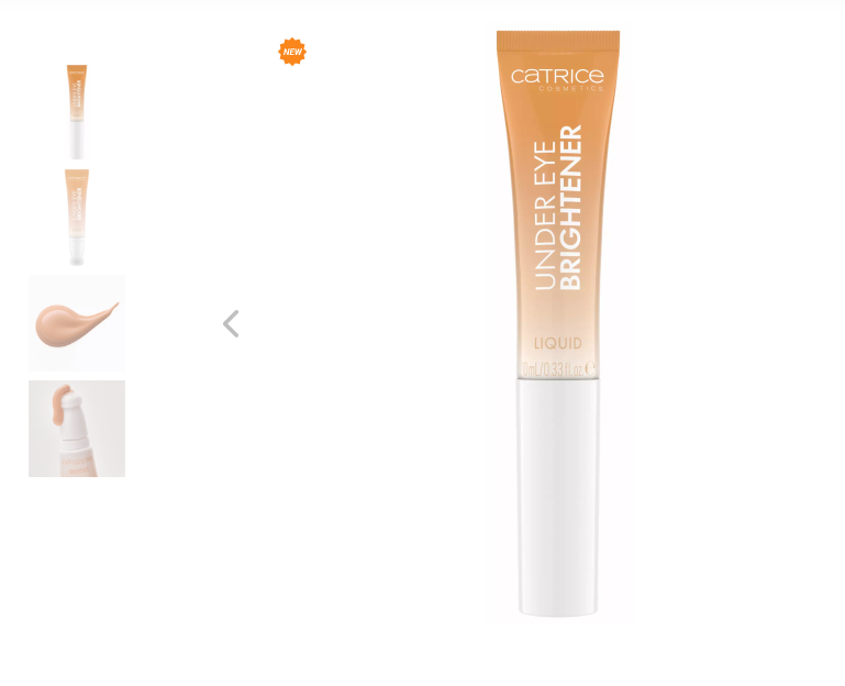 Корректор для области вокруг глаз жидкий Under Eye Brightener Liquid, 020 Warm Nude CATRICE Германия