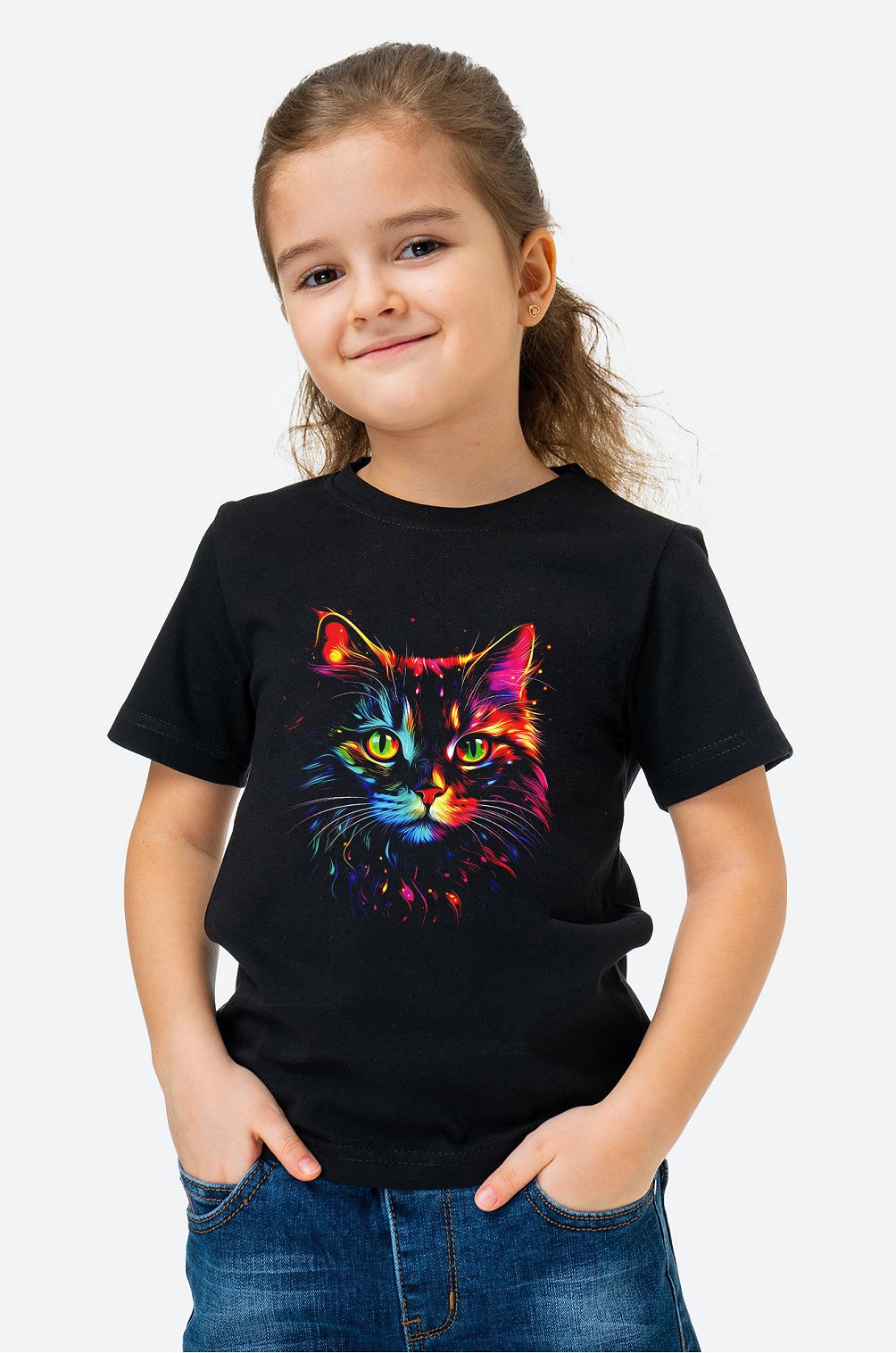 Футболка для девочки Happyfox  Артикул: HF66031D