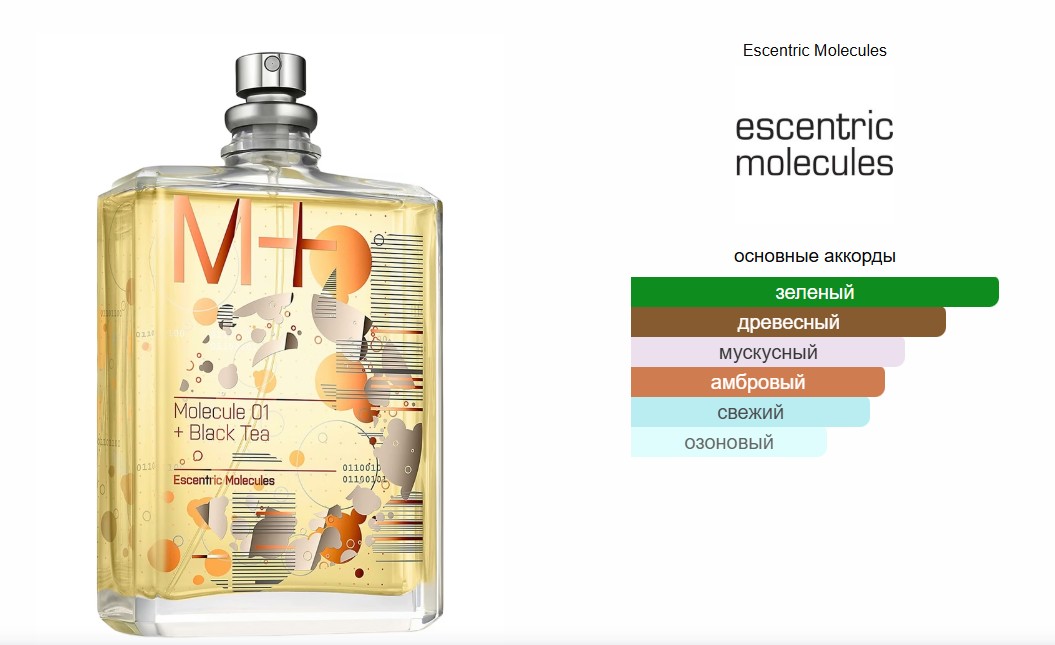 ESCENTRIC MOLECULES MOLECULE 01 + BLACK TEA 100ML EDT UNISEX TESTER NEW 2023