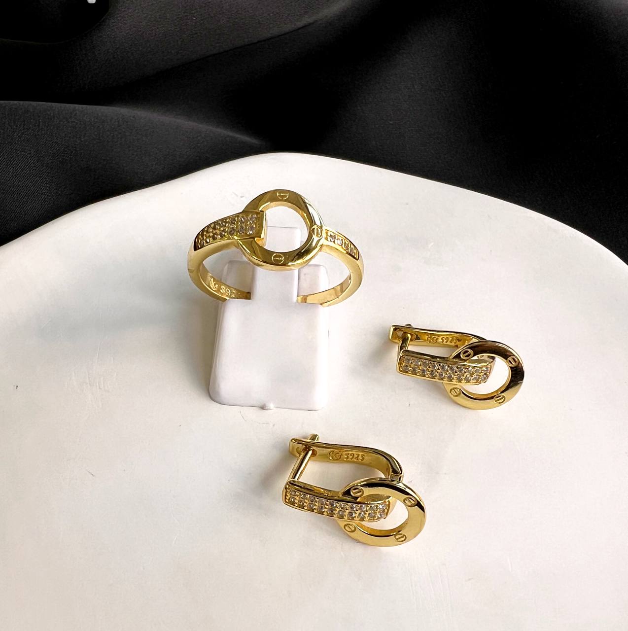 Комплект Серебро 925 пробы diana05