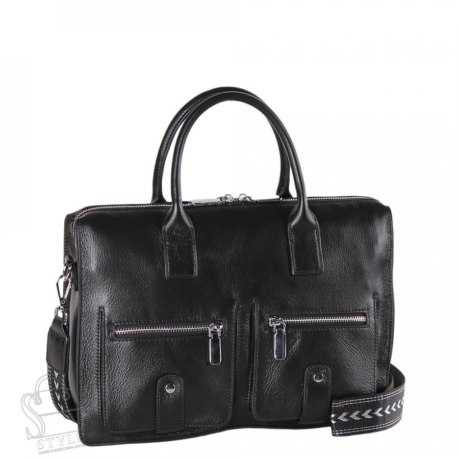 Сумка женская кожаная 3172S black S-Style