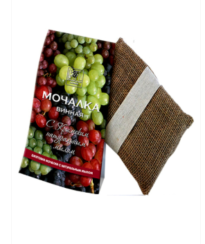 Мочалка с натуральным мылом ТМ "Крымская линия" "Винная"