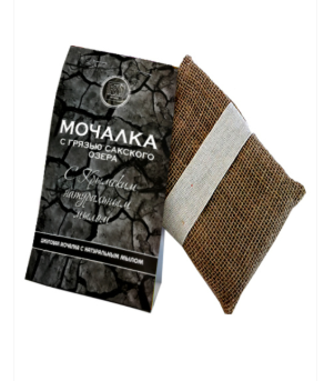 Джутовая мочалка «Сакская Грязь» ТМ Крымская Линия