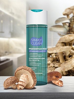 Мицеллярная вода «Simply Clean» для нормальной и сухой кожи