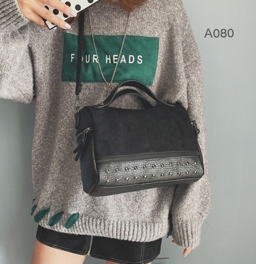 Сумка женская нубук